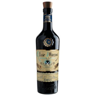 Bottiglia di Elisir S. Marzano Riserva 180° Anniversario Borsci, liquore aromatico disponibile in enoteca Sicilia.