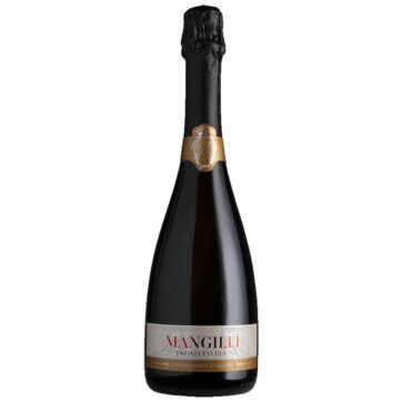Bottiglia di Prosecco Mangilli Extra Dry DOC.
