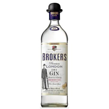 Bottiglia di Gin Broker's London Dry