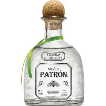 Bottiglia di Tequila Patrón Silver 100% agave