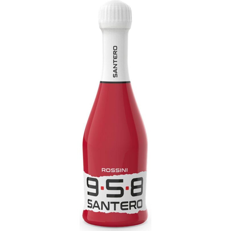 Bottiglia Santero 958 Rossini Baby, spumante frizzante alla fragola.