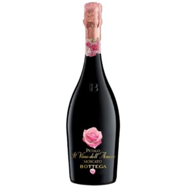 Bottiglia Spumante Bottega Moscato Petalo Il Vino dell’Amore 75cl.