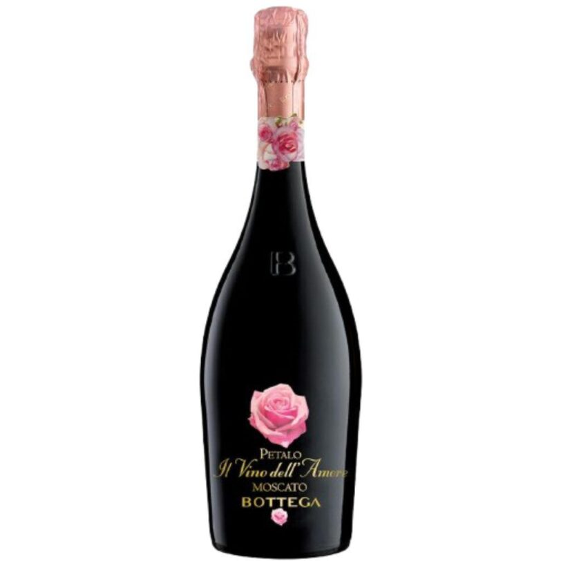 Bottiglia Spumante Bottega Moscato Petalo Il Vino dell’Amore 75cl.