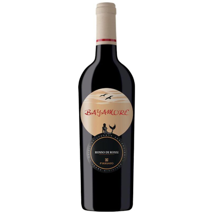 Bottiglia Firriato Bayamore Rosso dei Rossi 75cl, vino rosso siciliano.