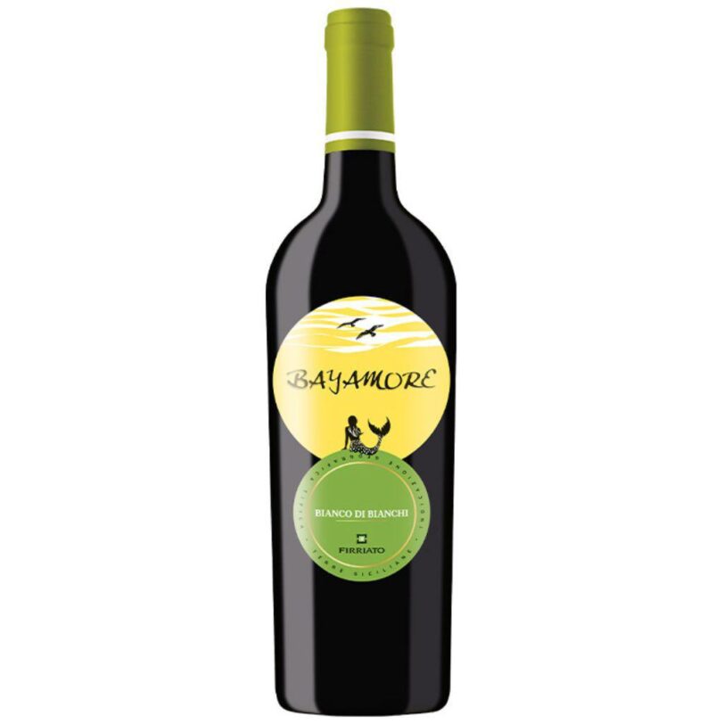 Bottiglia Firriato Bayamore Bianco di Bianchi 75cl, vino bianco siciliano fresco.
