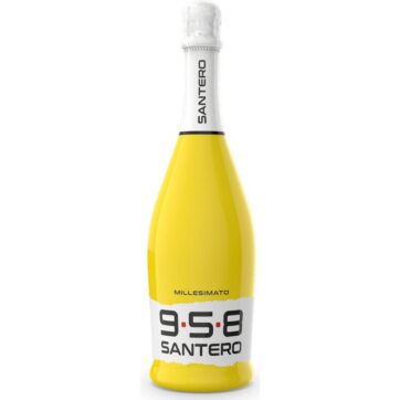 Bottiglia Spumante Santero 958 Millesimato Extra Dry Pop Art 75cl, design creativo e raffinato
