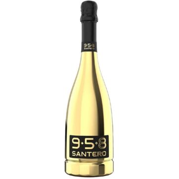 Bottiglia Spumante Santero 958 Millesimato Extra Dry 75cl, elegante e raffinata.