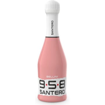 Bottiglia Spumante Santero 958 Bellini Baby, mini frizzante alla pesca.