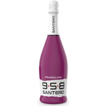 Bottiglia Spumante Santero 958 Fragolino 75cl, vino frizzante dolce alla fragola.