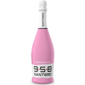 Bottiglia Spumante Santero 958 Rosé Dolce 75cl, vino frizzante rosa dolce.