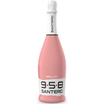 Bottiglia di Spumante Santero 958 Bellini 75cl, cocktail frizzante alla pesca.