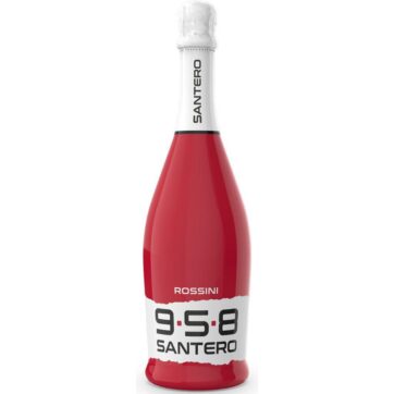 Bottiglia di Spumante Santero 958 Rossini 75cl, frizzante alla fragola.