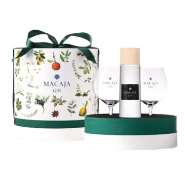 GIN MACAJA CL 50 CON DUE CALICI PISPEZIE