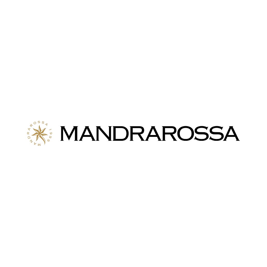 Logo Mandrarossa con simbolo e scritta “MANDRAROSSA”