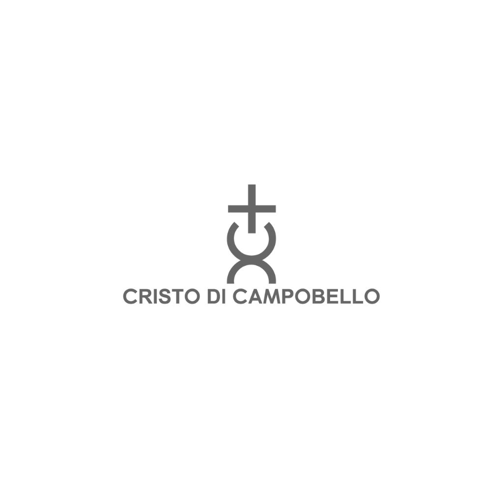 Logo ufficiale “Cristo di Campobello” con simbolo grafico e testo