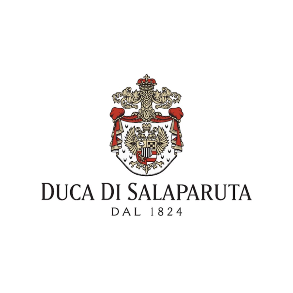 Logo “Duca di Salaparuta” con stemma araldico stilizzato