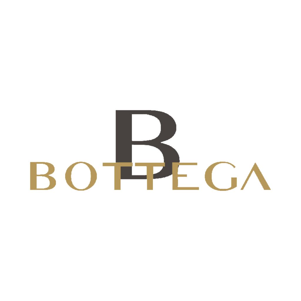 Logo “Bottega” con lettera “B” stilizzata
