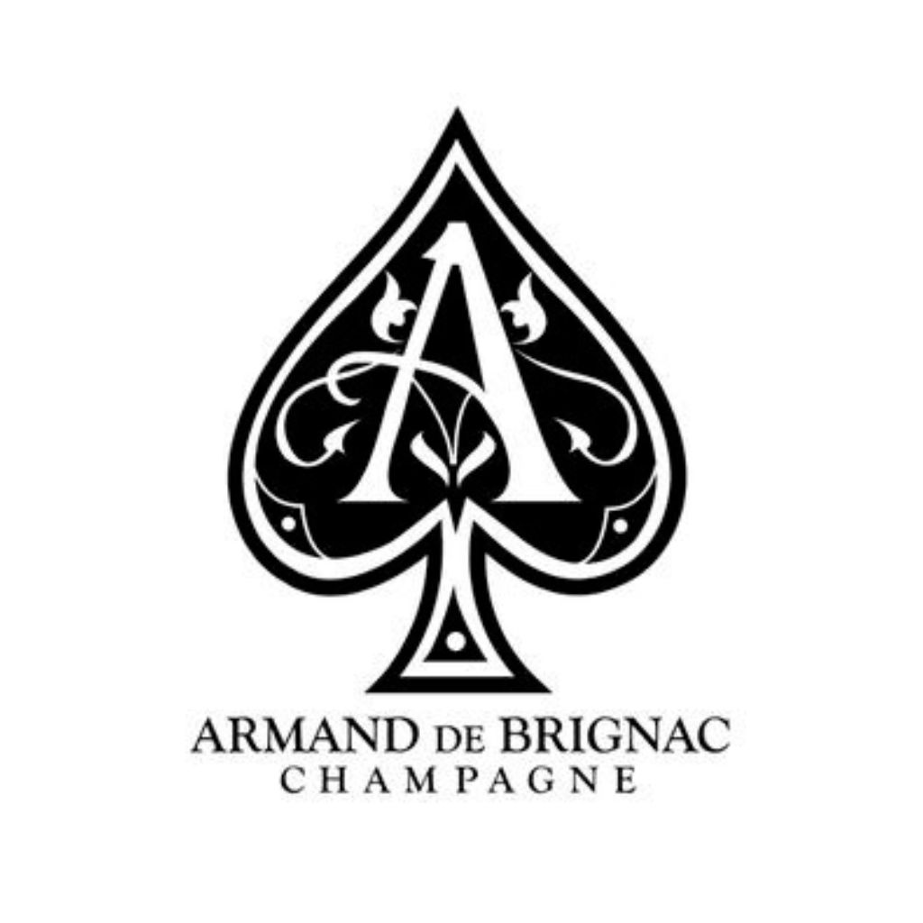 Logo “Armand de Brignac” con simbolo “Ace of Spades”