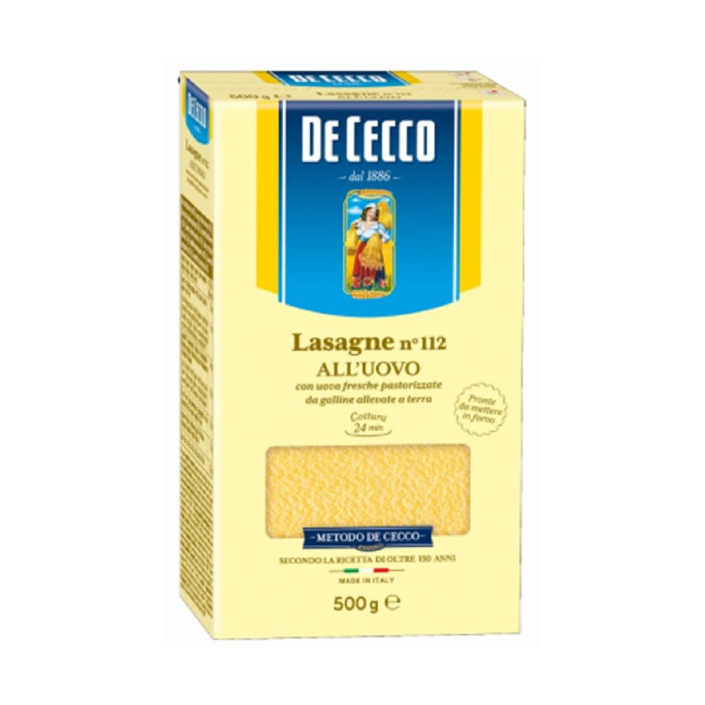 LASAGNA TIMBALLO ALL'UOVO N 112 GR 500 DE CECCO