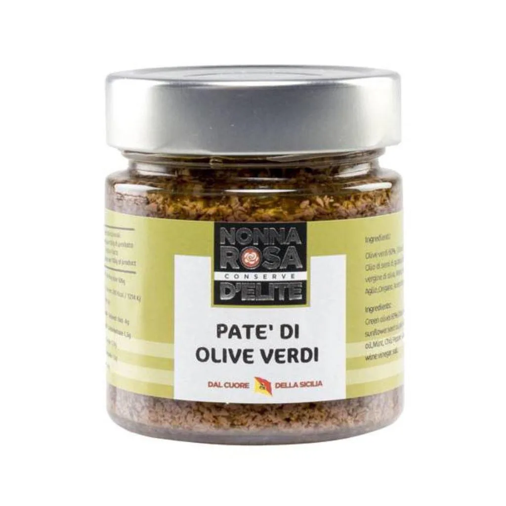 NONNA ROSA PATE' DI OLIVE VERDI 180G