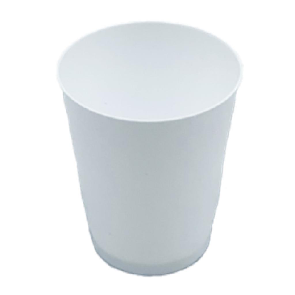 BICCHIERE TONDO CL 60 BIANCO PZ 25 (BR125B)