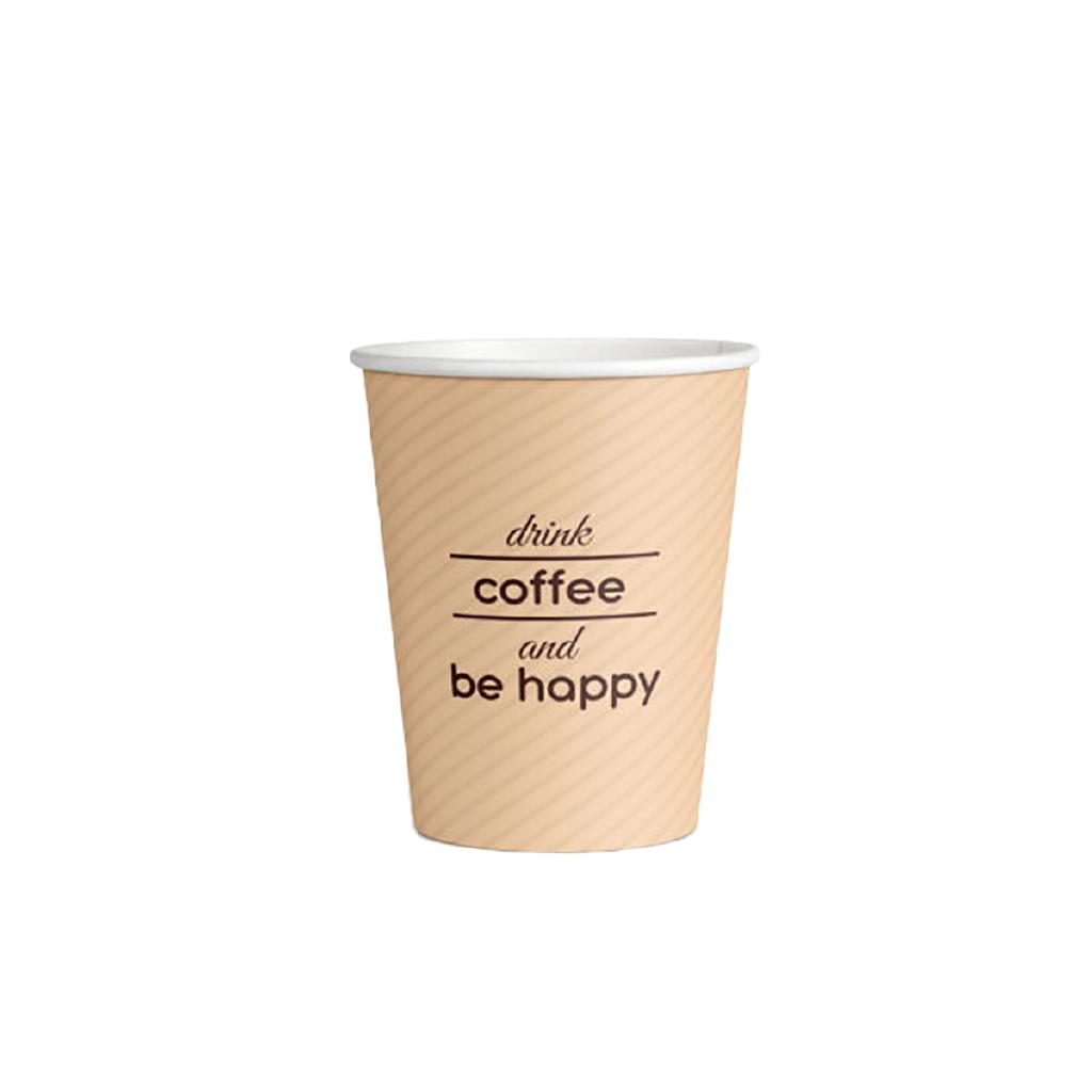 BICCHIERI CAFFE' 75 ML PZ 50 IN CARTONE COFFEE AND BE HAPPY