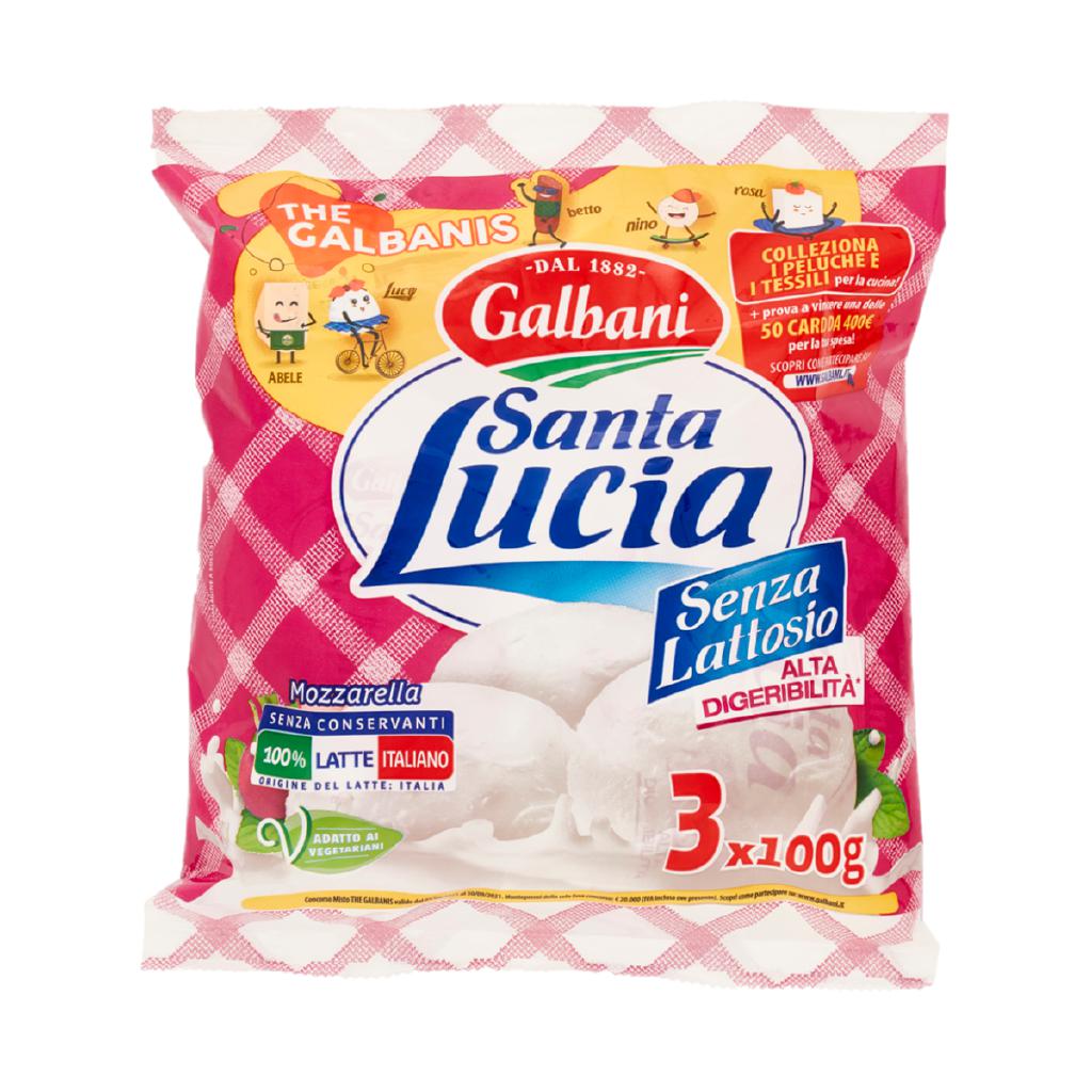 MOZZARELLA TRIS GR 100 SENZA LATTOSIO GALBANI