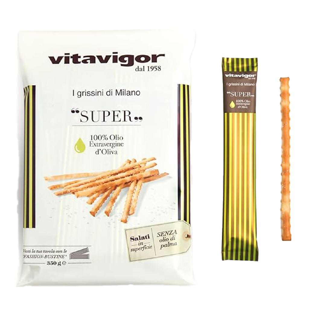 GRISSINI TRADIZIONALI SUPER GR 350X6 (1CF 12GR 3PZ) VITAVIGOR