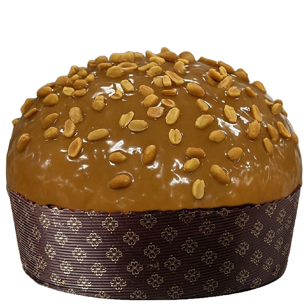 PANETTONE ARTIGIANALE CARAMELLO SALATO CON SAC A POCHE KG 1.10 BAIODI'