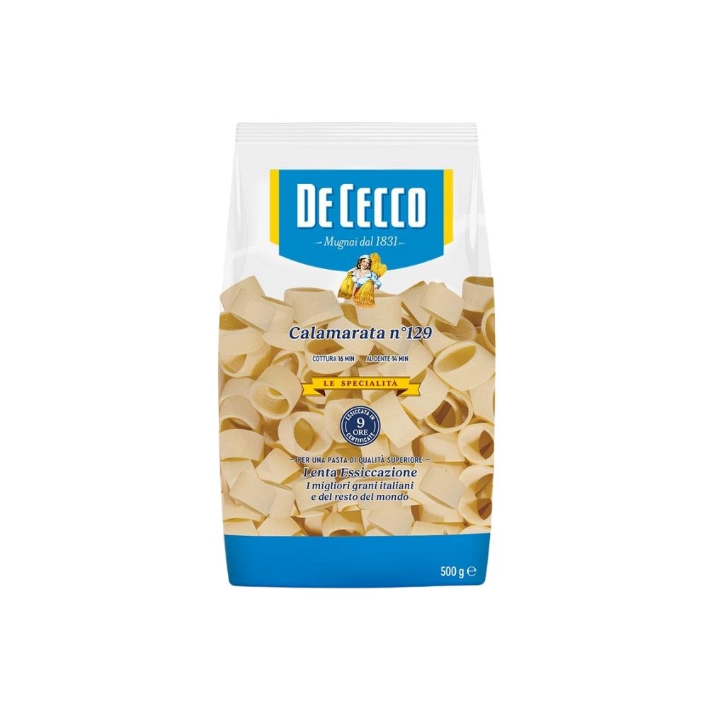 De Cecco Calamarata n.129 Pasta di Semola di Grano Duro 500 g