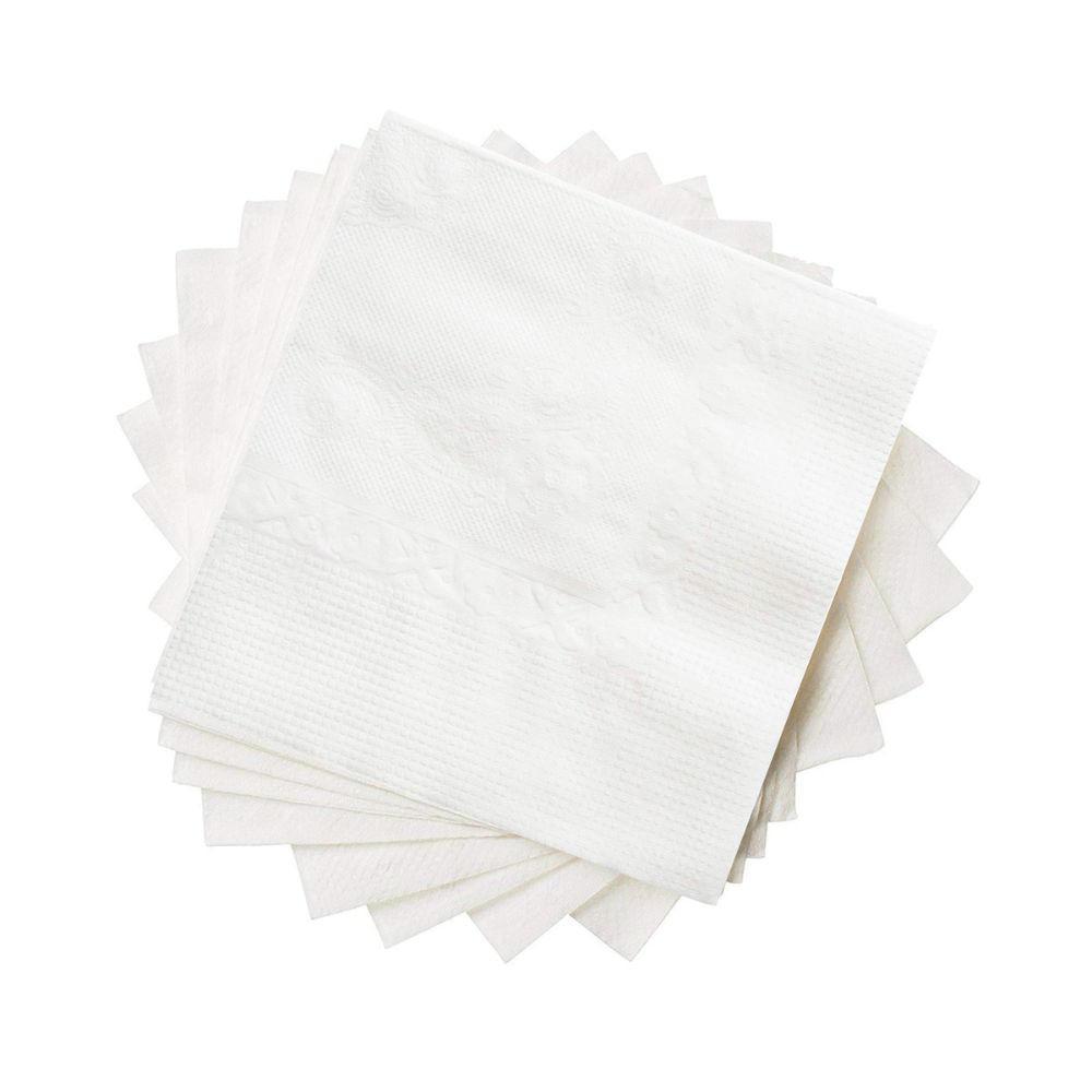 Tovaglioli 2 Veli Bianchi 33x33 cm 50x48 pz