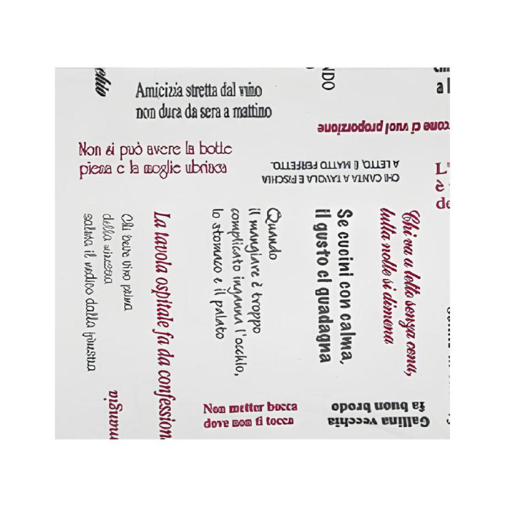 Tovaglia 100x100 Dama Acqua Proverbi pz 150