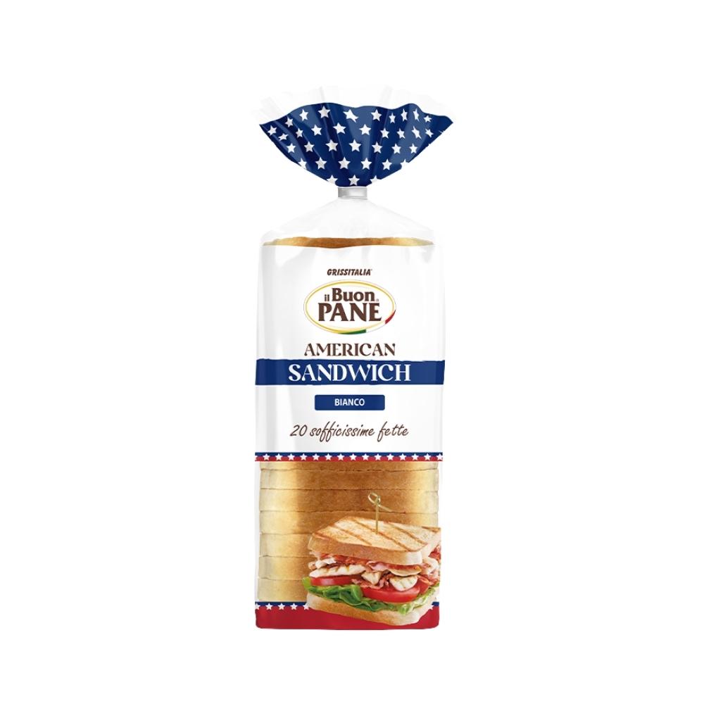 Il Buon Pane American Sandwich Bianco 750 g