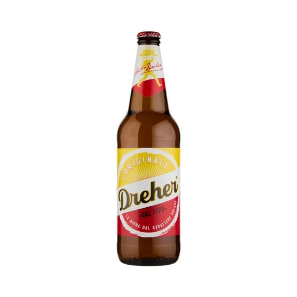Birra Dreher cl 33 bottiglia vista frontale
