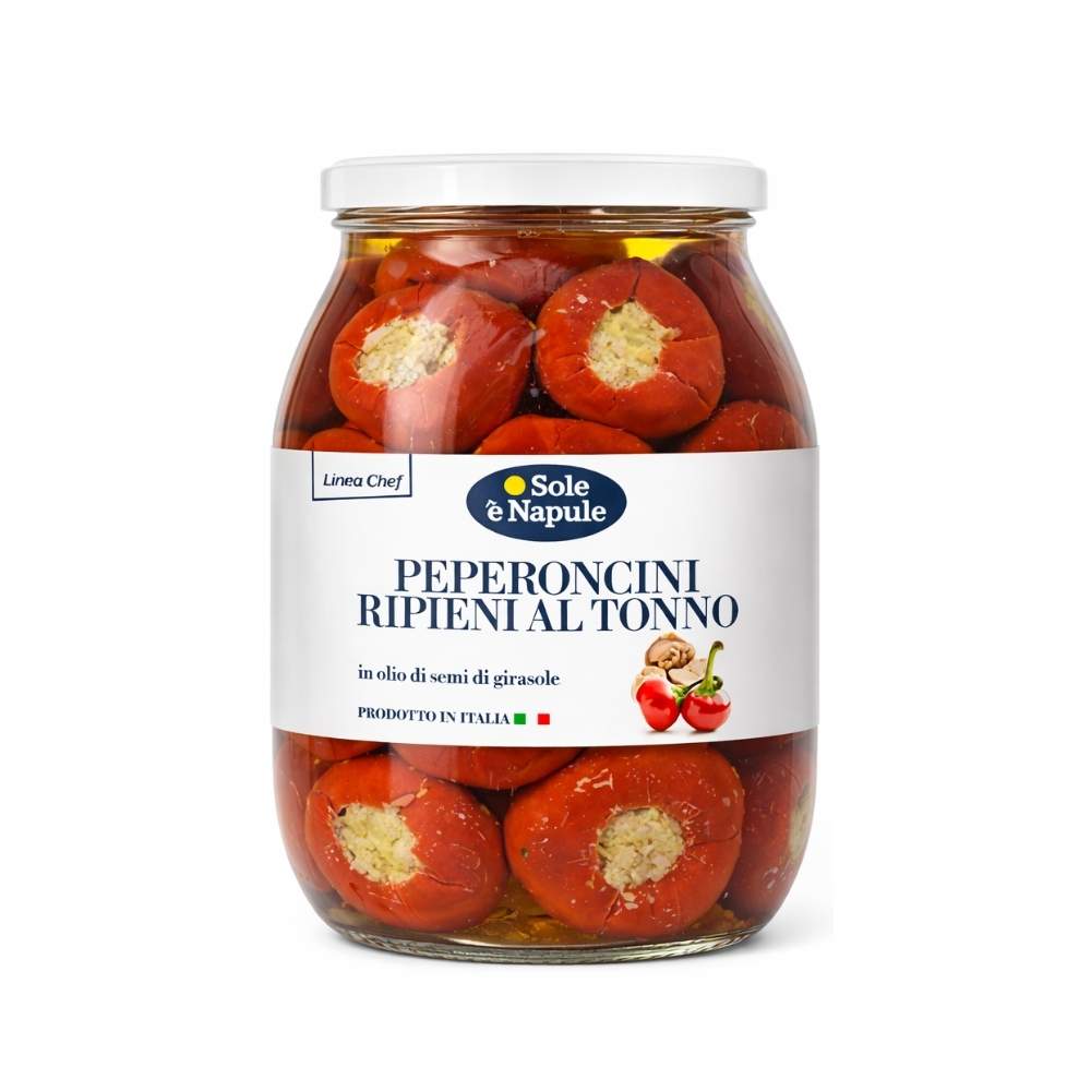 O Sole e Napule Peperoncini Ripieni al Tonno 1kg