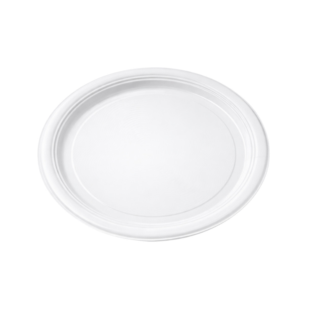 Piatti Plastica Bianchi Torta 40 Pezzi