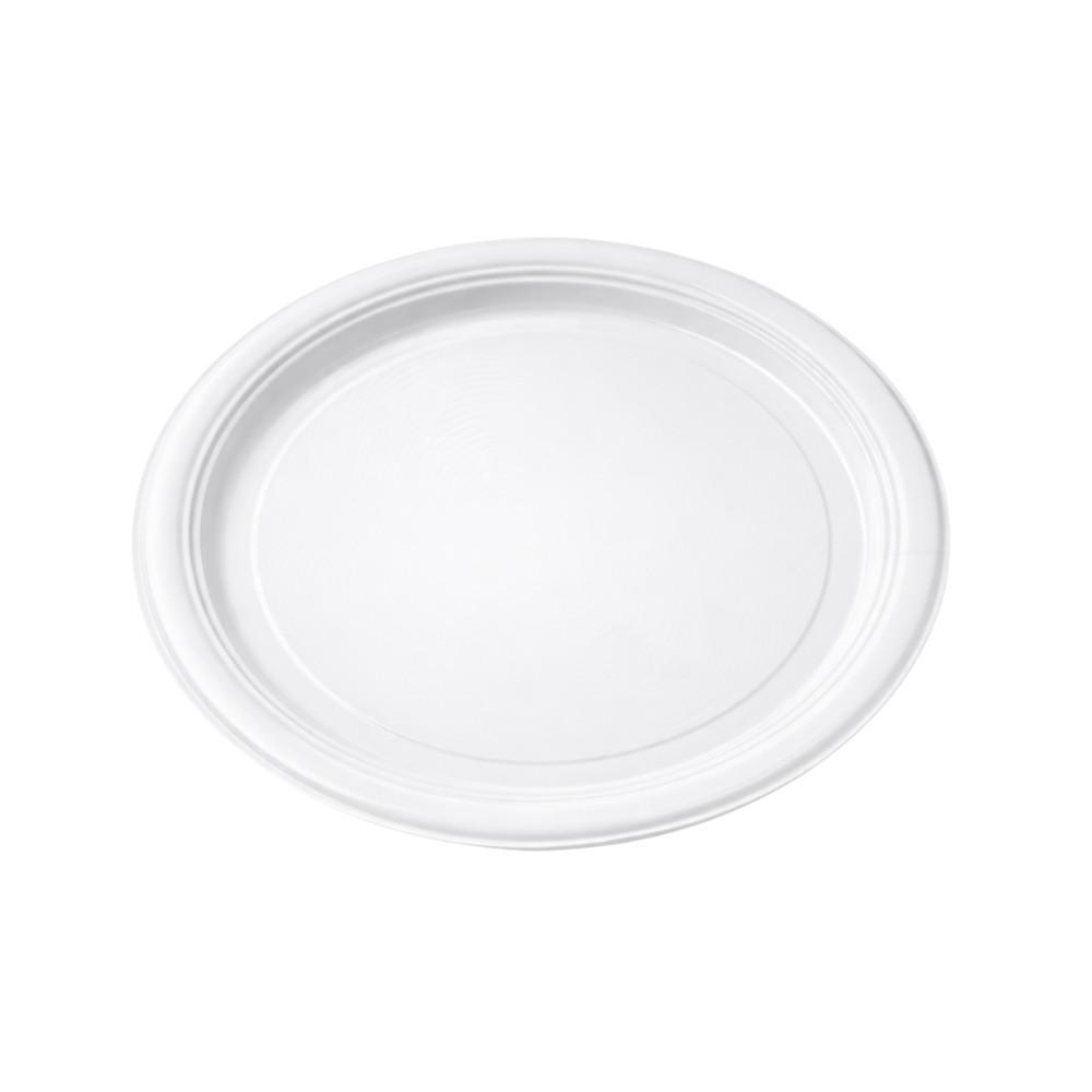 Piatti Plastica Bianchi Torta 40 Pezzi