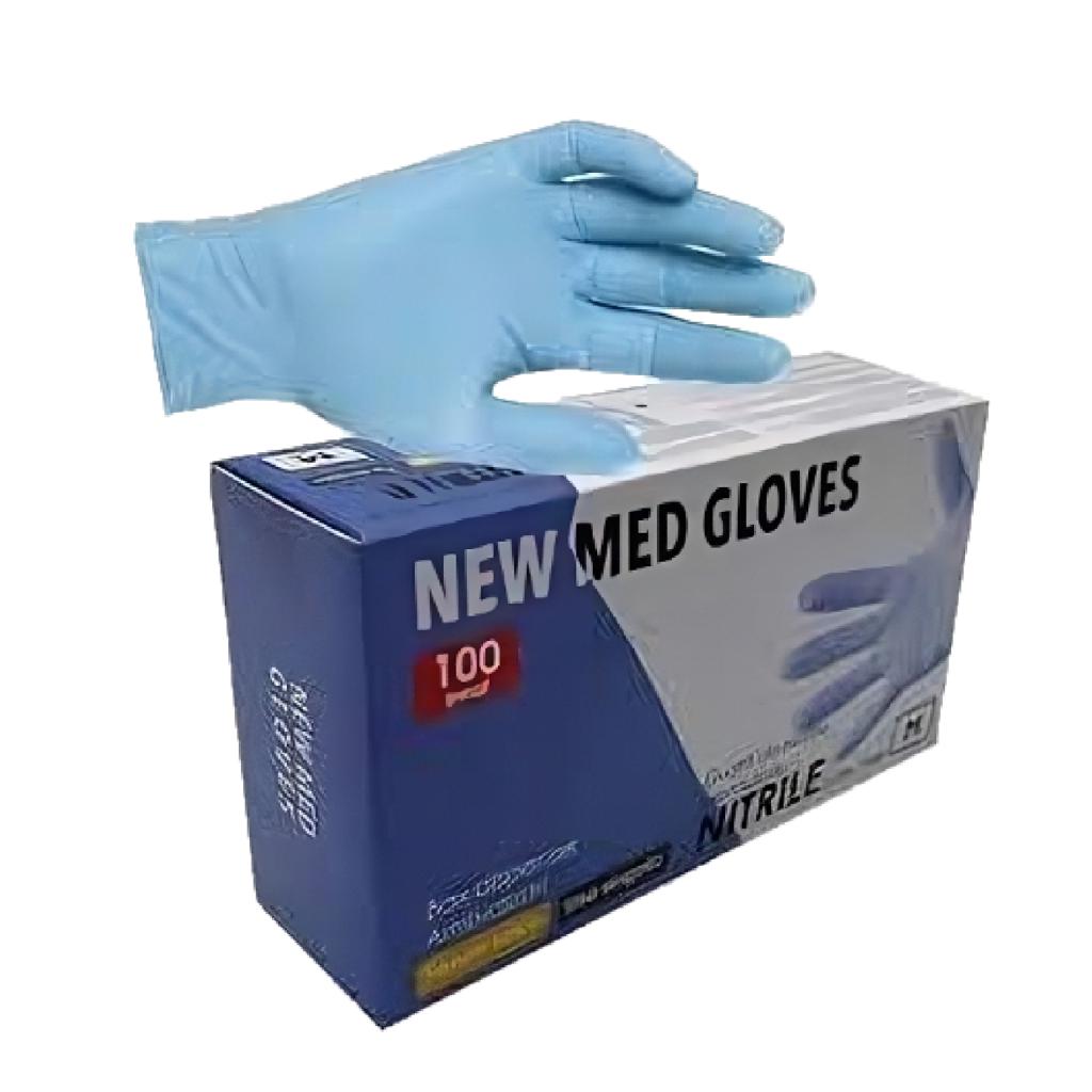 GUANTI NITRILICI PZ 100 NEW MED GR 3.5 (M) - Idealmarket 1987 Favara