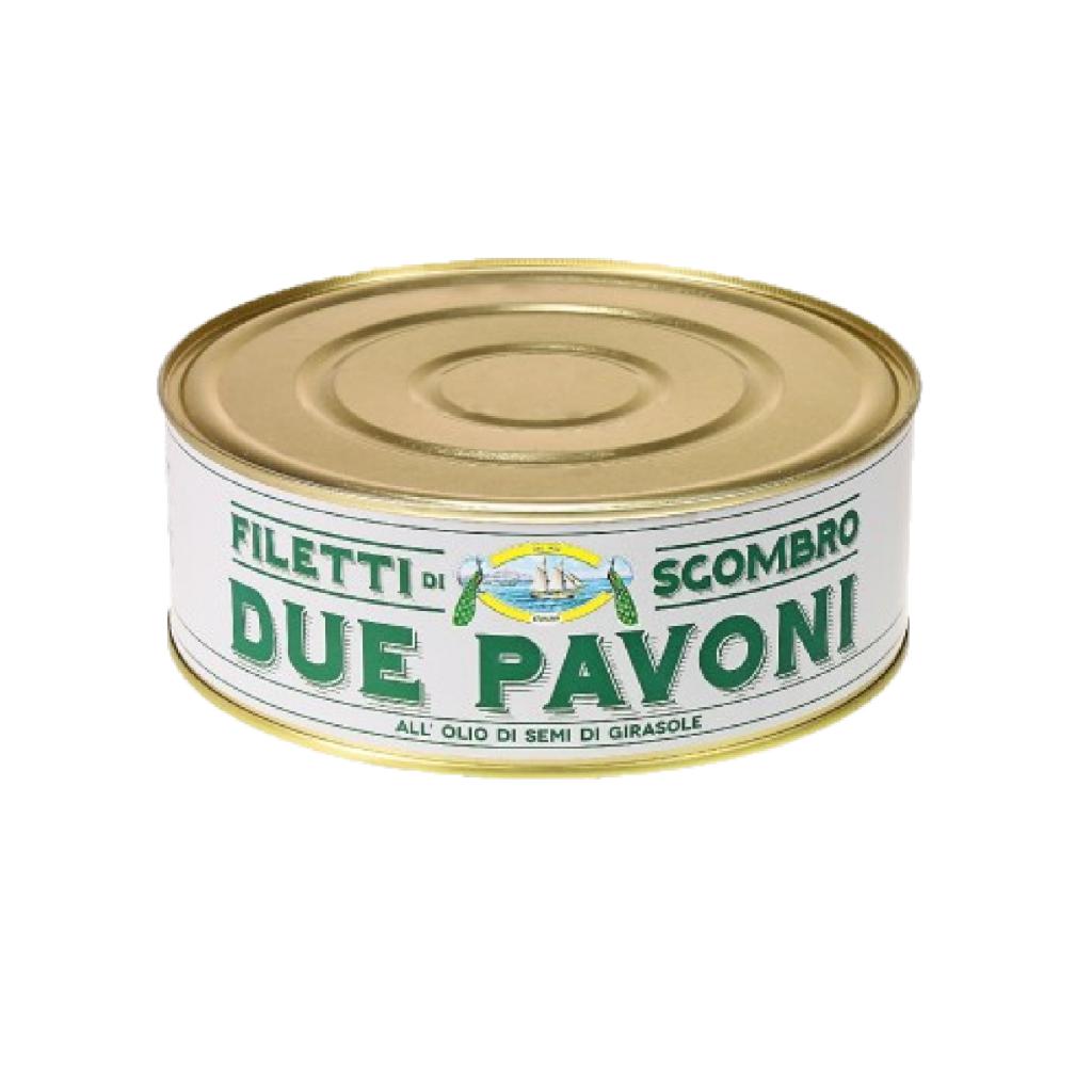 FILETTI DI SGOMBRO KG 2.450 DUE PAVONI FILETTI DI SGOMBRO KG 2.450 DUE PAVONI - Idealmarket 1987 Favara