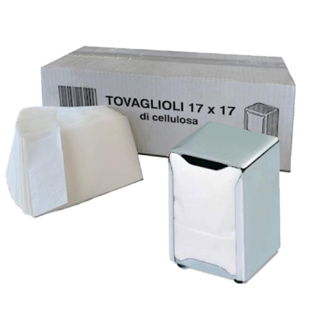 Tovaglioli 17×17 cm monouso bianchi 4500 pz - Idealmarket 1987 Favara