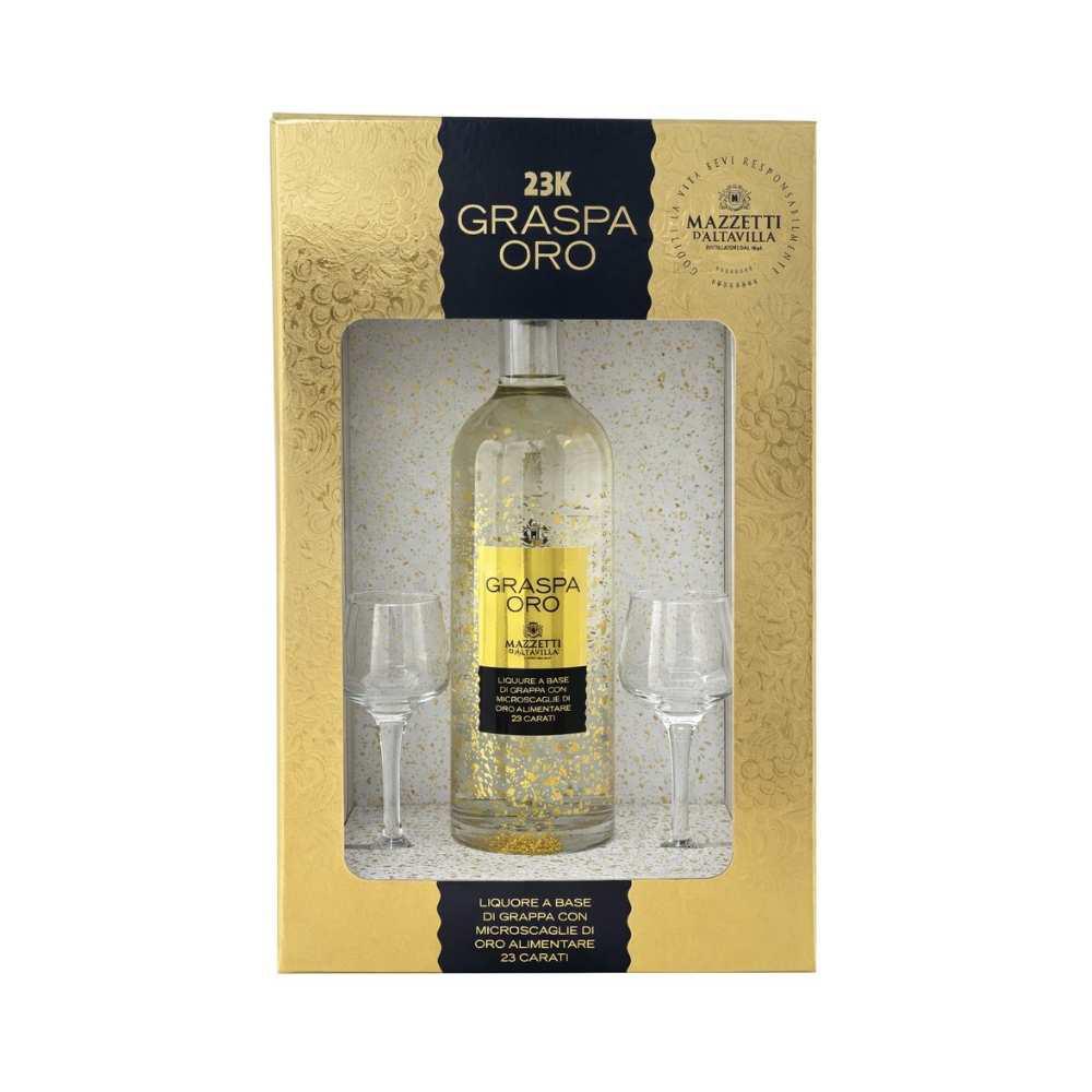 Mazzetti D'Altavilla Graspa Oro 500ml Box Regalo