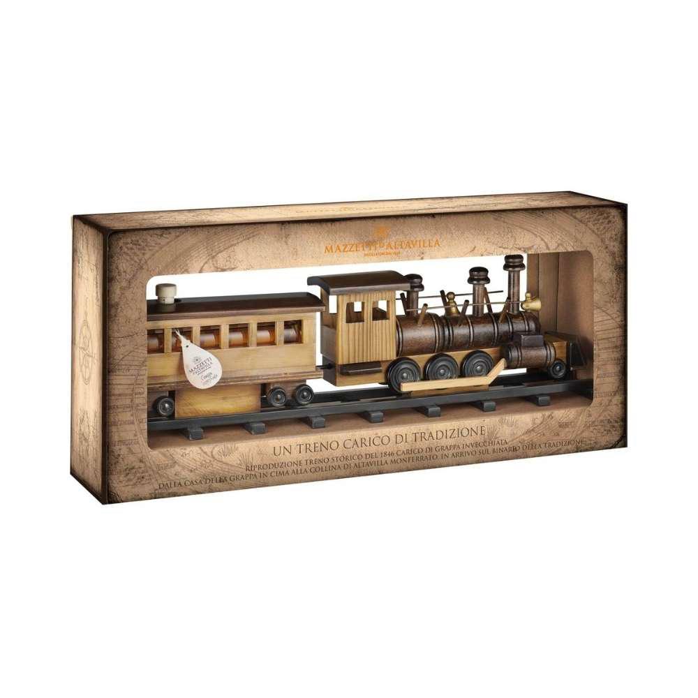 Mazzetti D'Altavilla Treno Con Vagone E Binari Grappa Invecchiata 20cl
