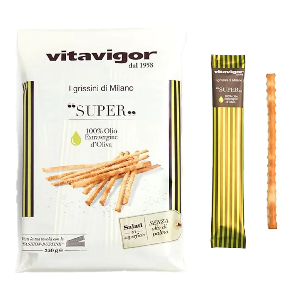 GRISSINI TRADIZIONALI SUPER GR 350X6 (1CF 12GR 3PZ)  VITAVIGOR