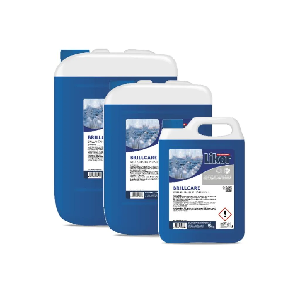 Brillantante per Lavastoviglie Likor Brillcare 5 kg – Asciugatura Rapida e Zero Aloni