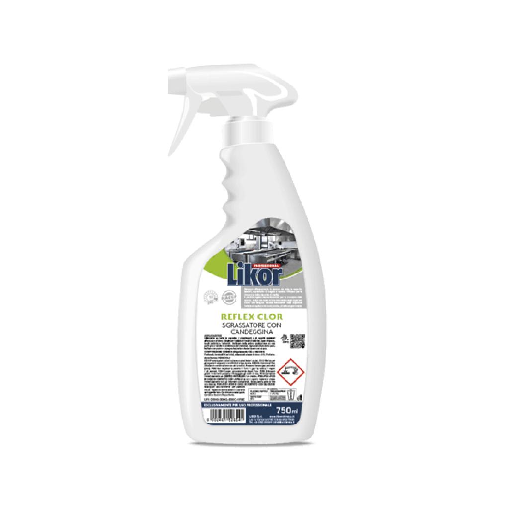 Likor Reflex Clor Sgrassatore con Candeggina 750 ml - Idealmarket 1987 Favara