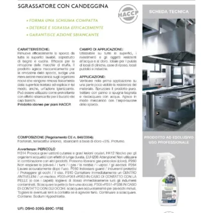 Likor Reflex Clor Sgrassatore con Candeggina 750 ml