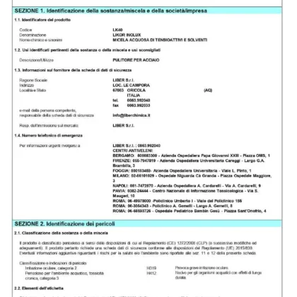Likor Inolux Pulitore per Acciaio 750 ml