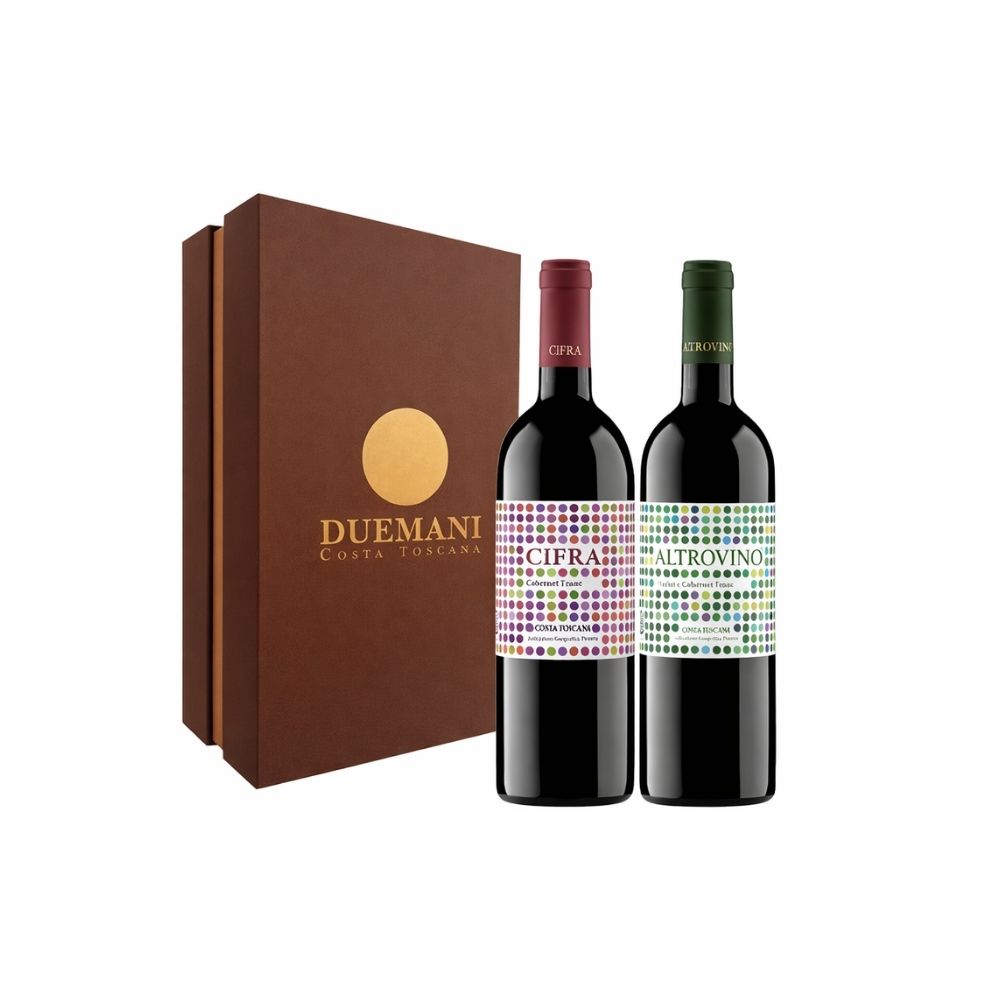 Leone Alato Cofanetto Due Mani Cifra e Altrovino 75cl