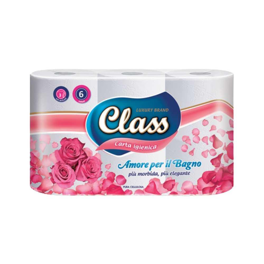 Carta Igienica Class 6 Rotoli 3 Veli
