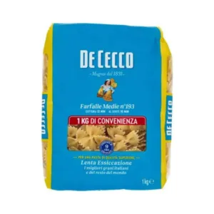 Farfalle Medie n.193 De Cecco 1 kg